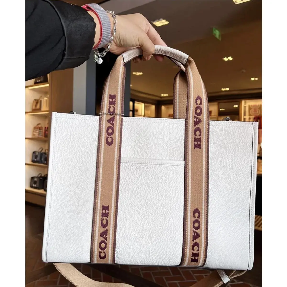 Coach Smith Tote Bag Medium Size Canvas CS617/CY367