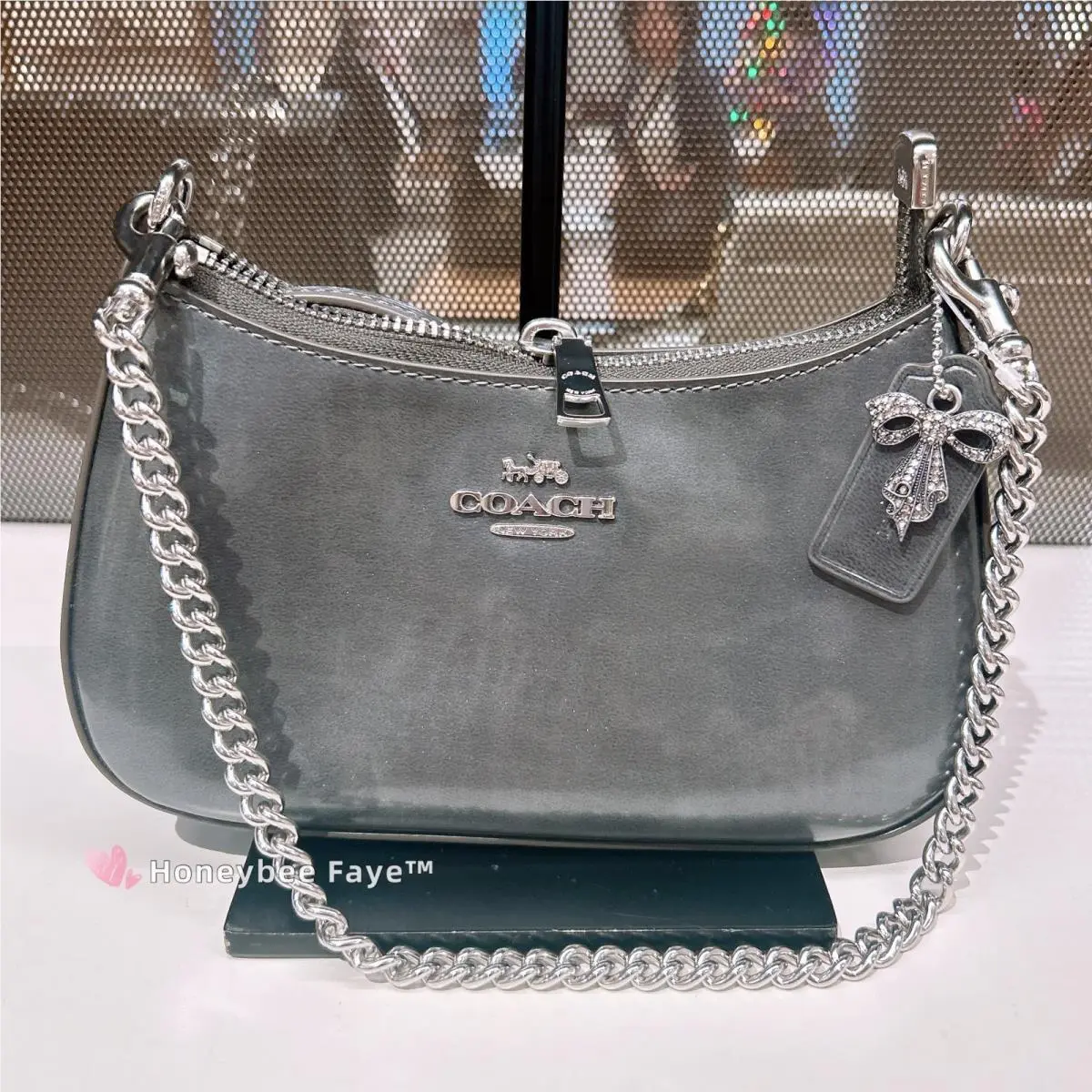 Coach Teri Mini Crossbody Bag with Butterfly/leopard Print CAJ94/CBG65