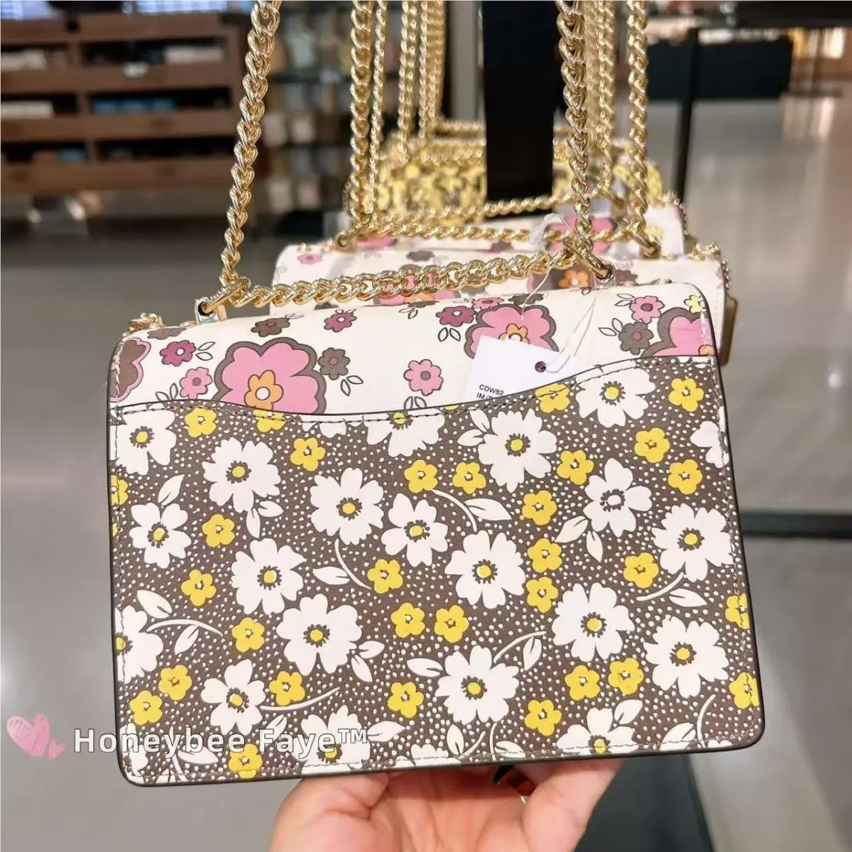 Coach  bag  - Coach Klare - Klare - Silver/Lilac, Exterior: Multicolor