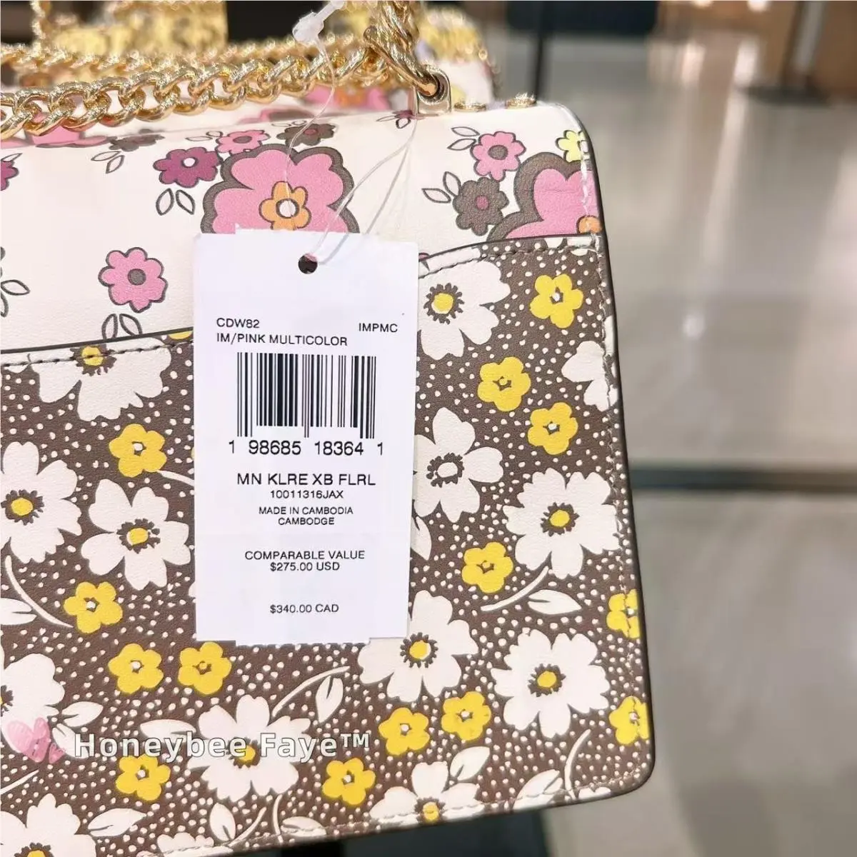 Coach  bag  - Coach Klare - Klare - Silver/Lilac, Exterior: Multicolor