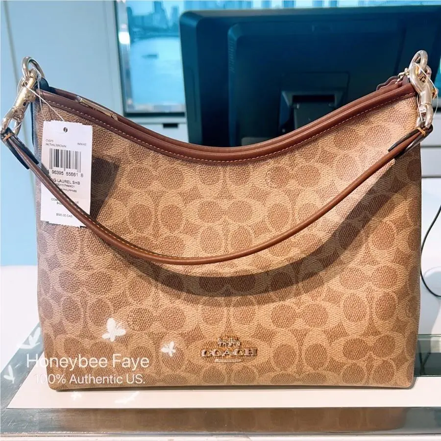 Laurel Shoulder Bag CR148/CV975 CV975 Gold/Tan/Brown by Coach