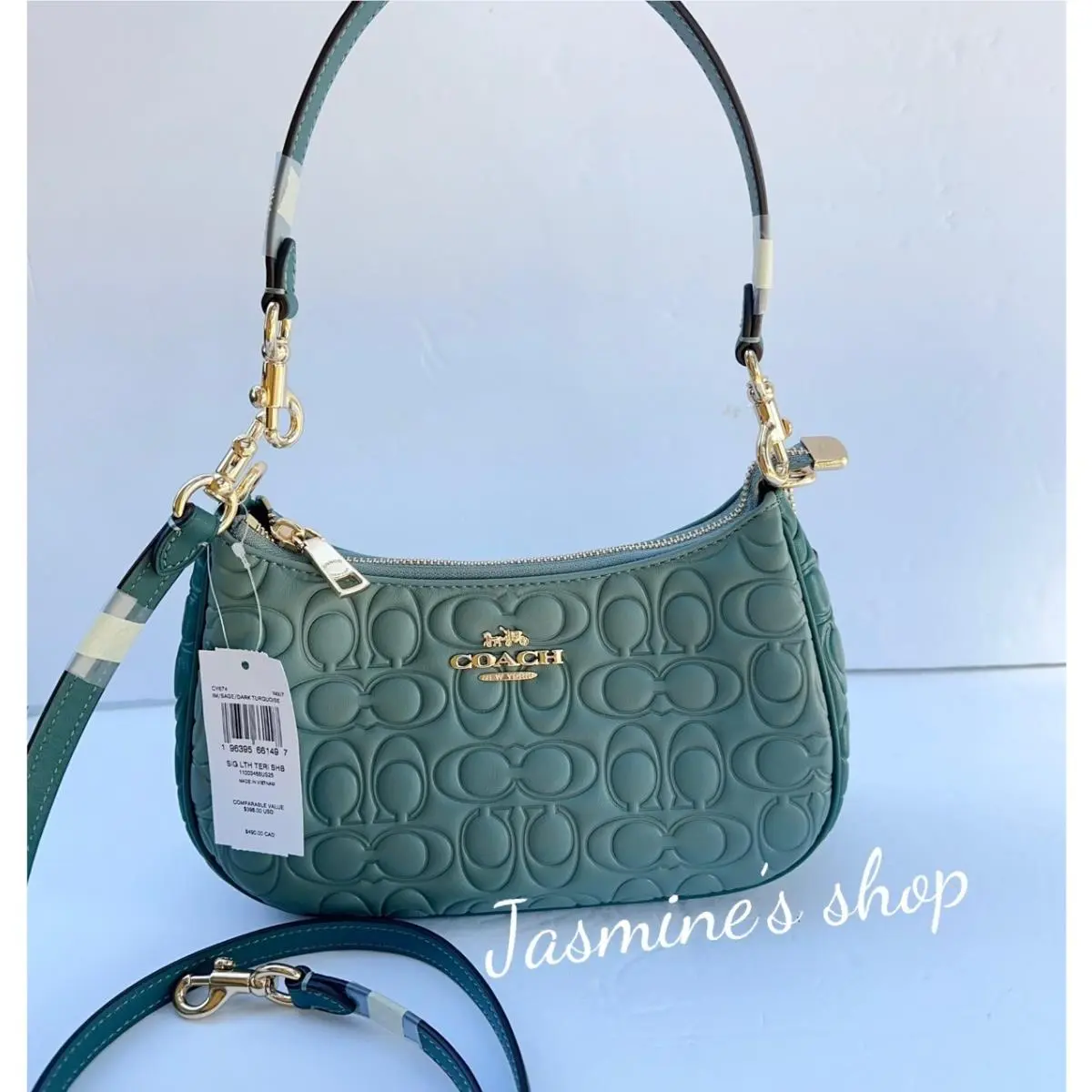 Coach Teri Shoulder Bag In Signature LeatherCY774/CY674