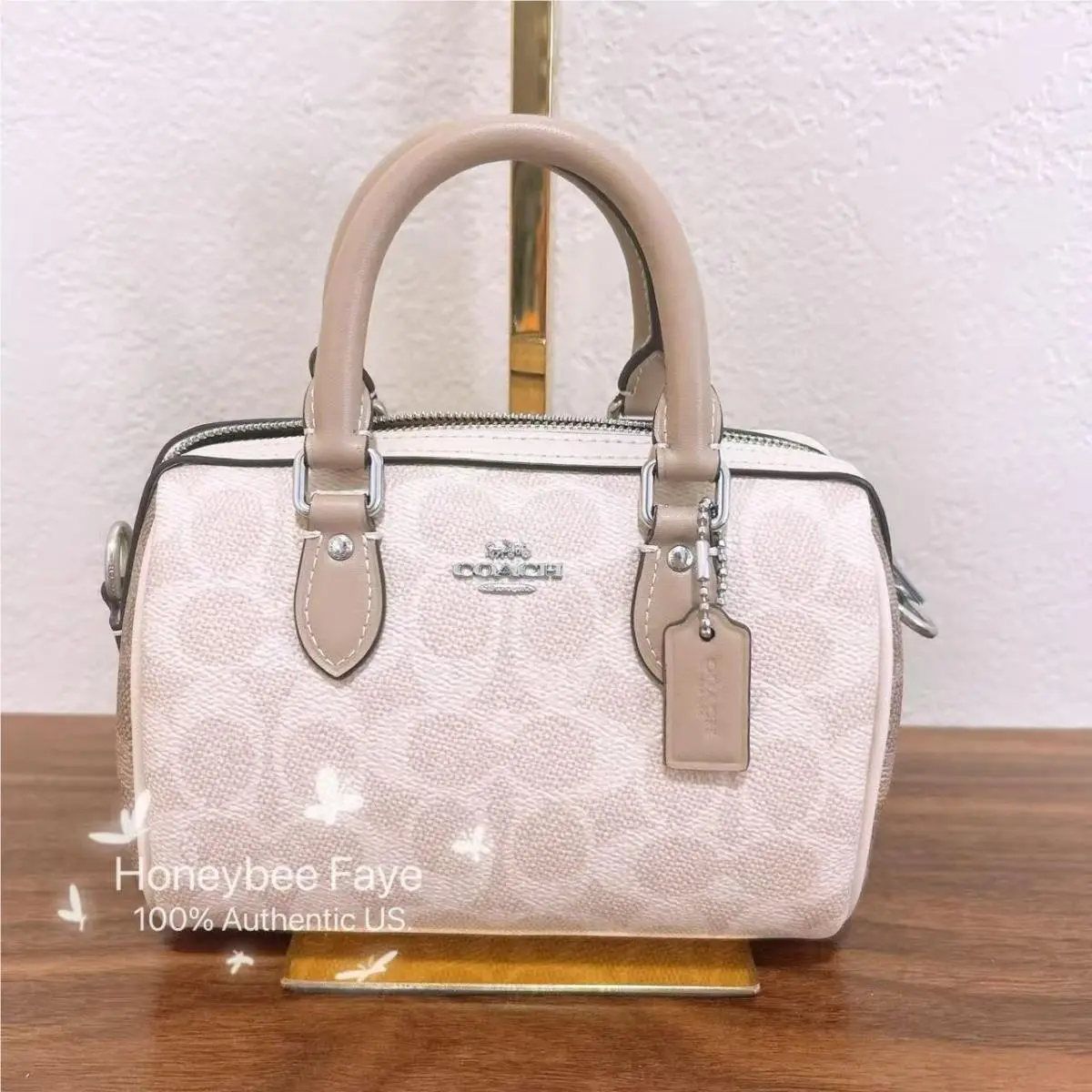 Coach Mini Rowan Crossbody Bag In Signature Canvas CW329/CW330 Popular