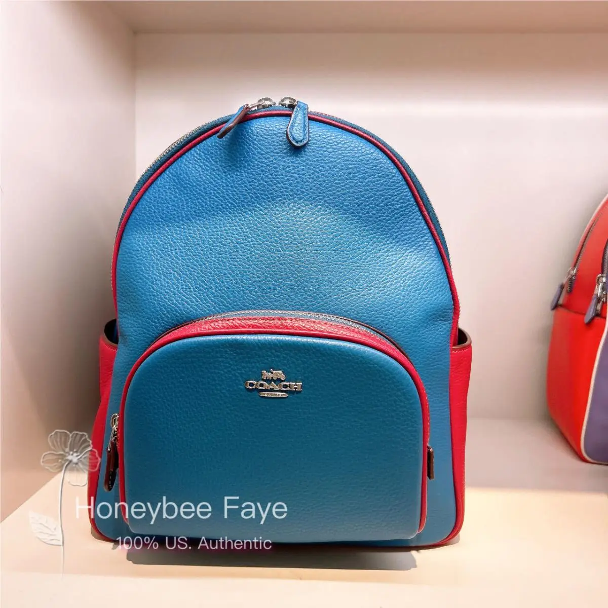 Coach Court Backpack In Colorblock CR768/CZ599/CZ600/CZ936