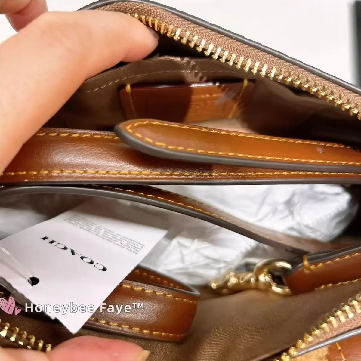 Coach  bag  Ashton - S: CCC83 cow printed haircalf/Silver, Exterior: Gold/Tan/Natural, Gunmetal/Charcoal/Black 27