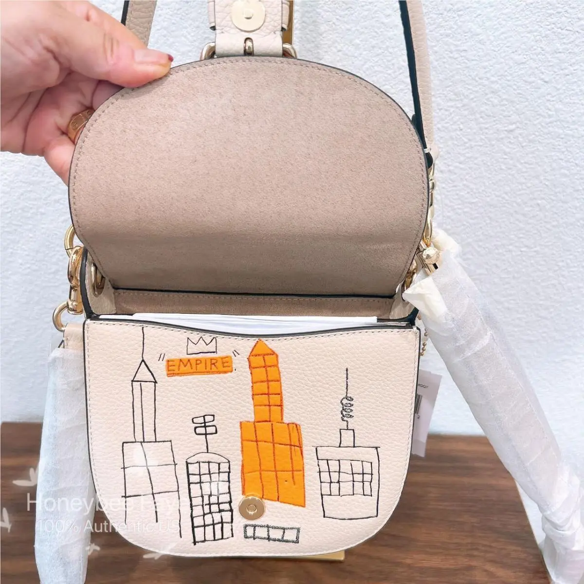 Coach  bag  - Coach Kleo - Kleo - C5664 Gold/Ivory Multi, Exterior: Multicolor