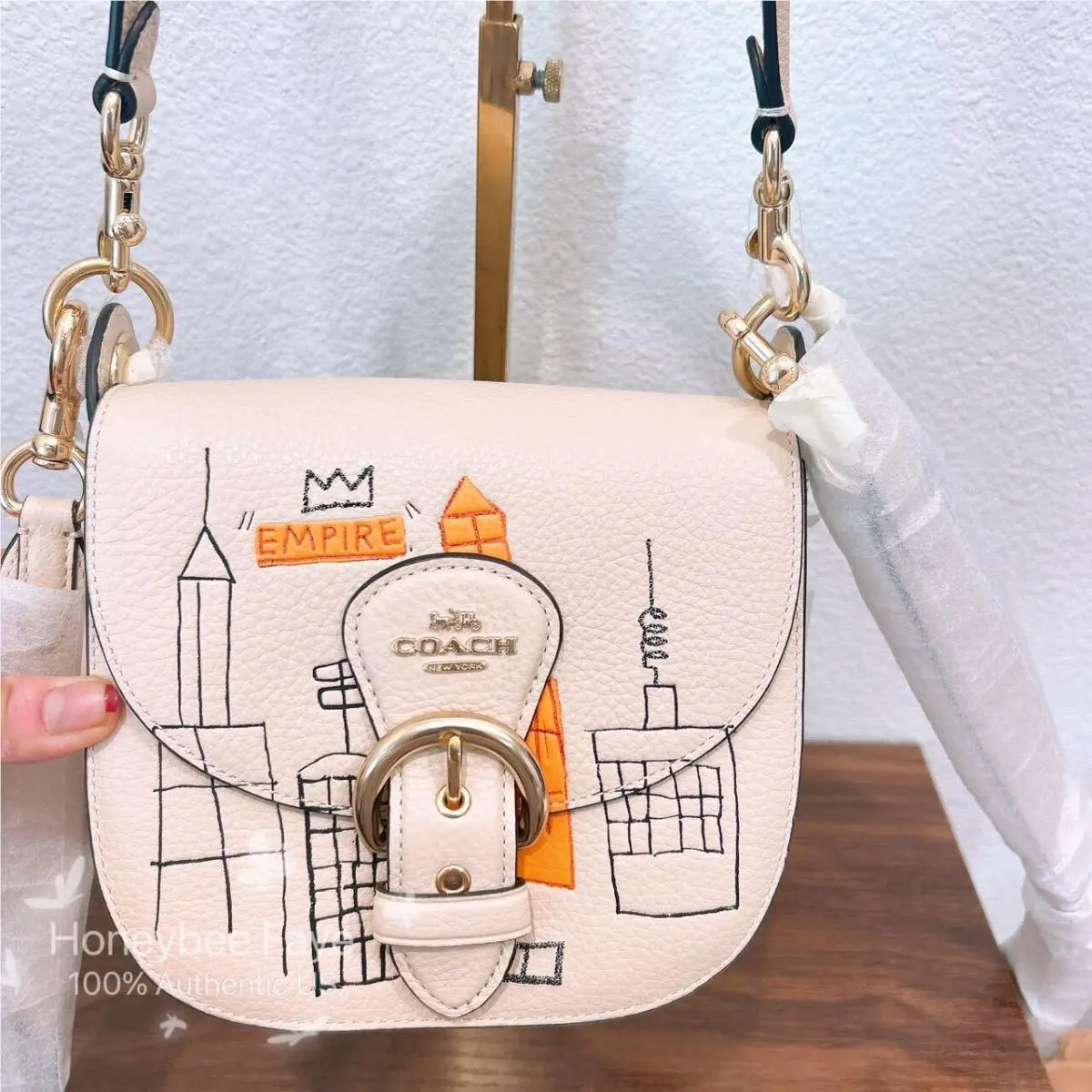 Coach X Jean Michel Basquiat Kleo Shoulder Bag 17 C5663