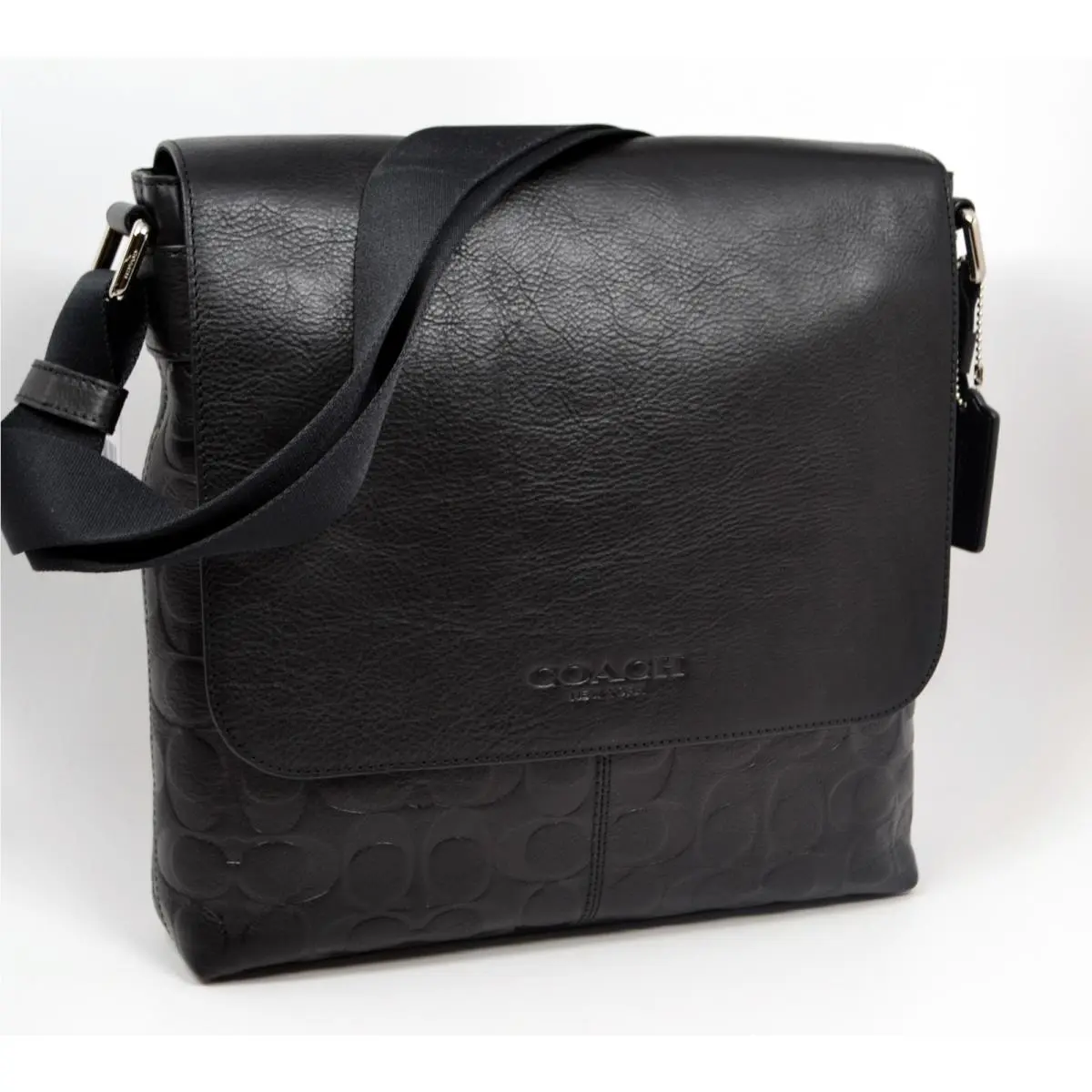 Coach Sullivan Small Messenger IN Embossed Signature Leather F72110