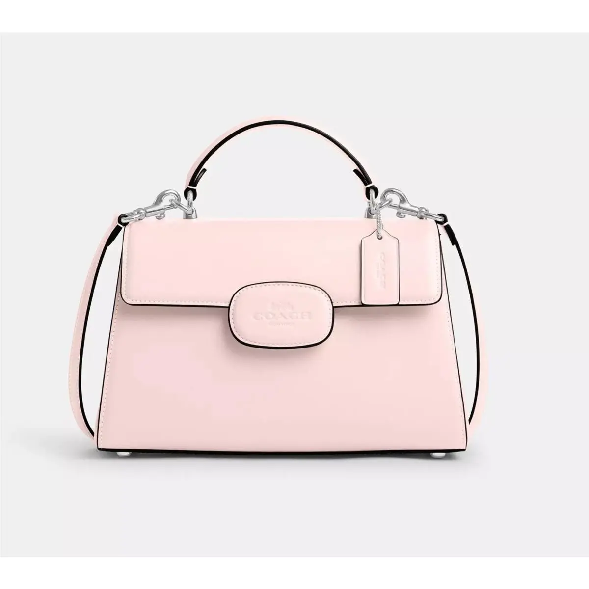 Eliza Top Handle Bag CT852/CP006/CW012 CT852 Silver/Blush by Coach