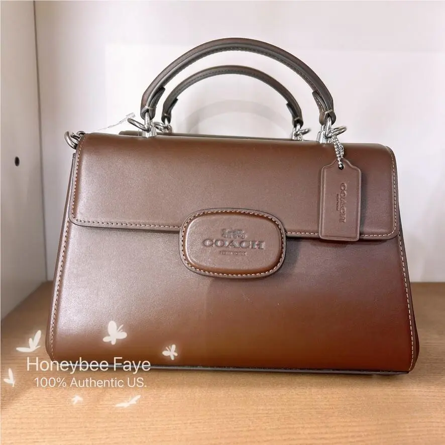 Eliza Top Handle Bag CT852/CP006/CW012 CT852 Silver/Maple by Coach