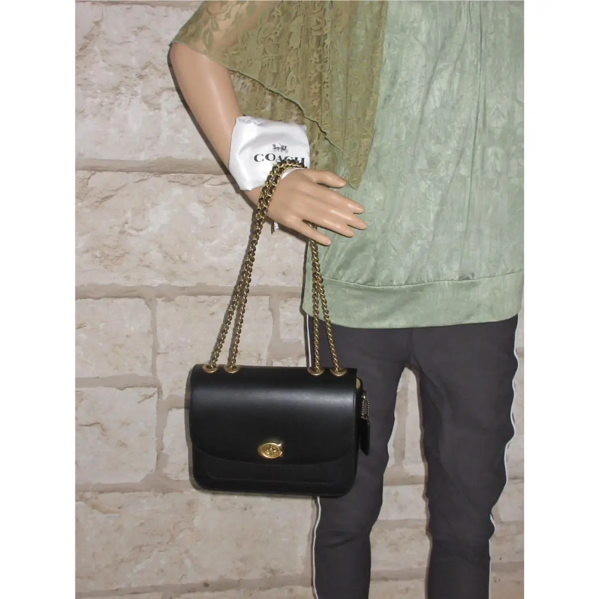 Coach Madison Shoulder Bag Refined Calf Leather Black or Wallet Set Option