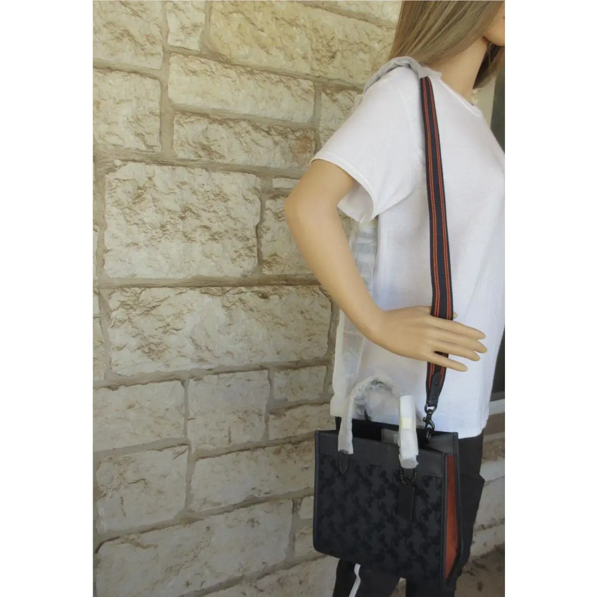 Coach  bag  - Coach New York Small 22 Field Tote Suede modif /Leather - Handle/Strap: Chalk/white or Midnight Navy, Hardware: Brass, Exterior: Chalk or Midnight Navy choices