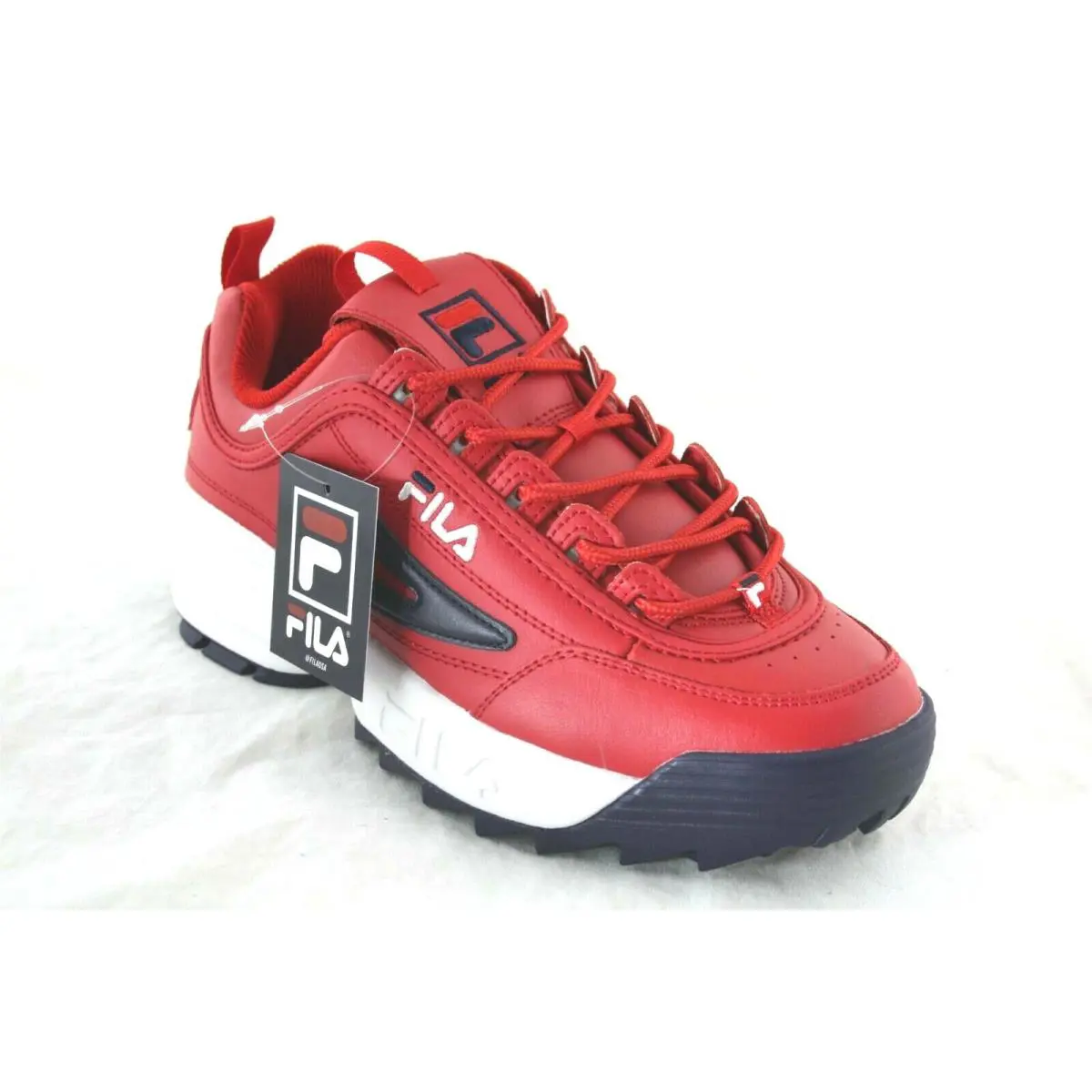 Fila shoes - FILA Disruptor II PREMIUM - Disruptor PREMIUM - 1FM00139616 - RED/WHITE/NAVY 0