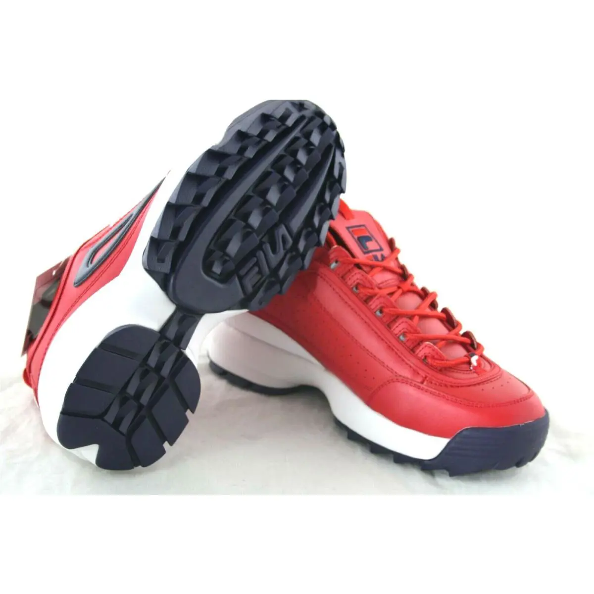 Fila shoes - FILA Disruptor II PREMIUM - Disruptor PREMIUM - 1FM00139616 - RED/WHITE/NAVY 6