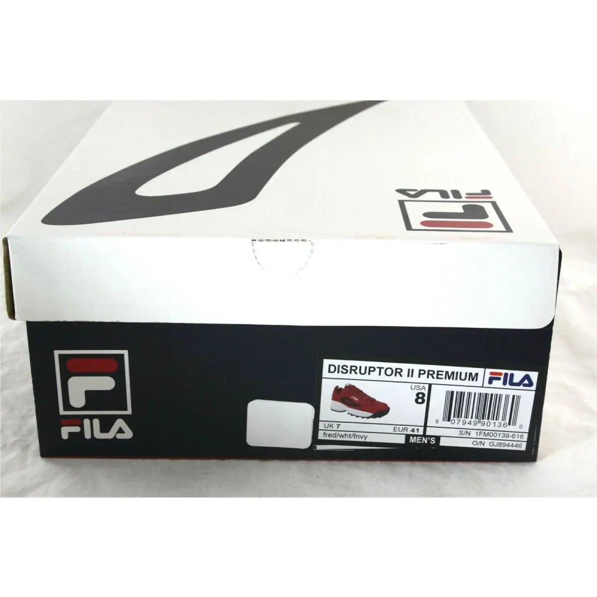 Fila shoes - FILA Disruptor II PREMIUM - Disruptor PREMIUM - 1FM00139616 - RED/WHITE/NAVY 7