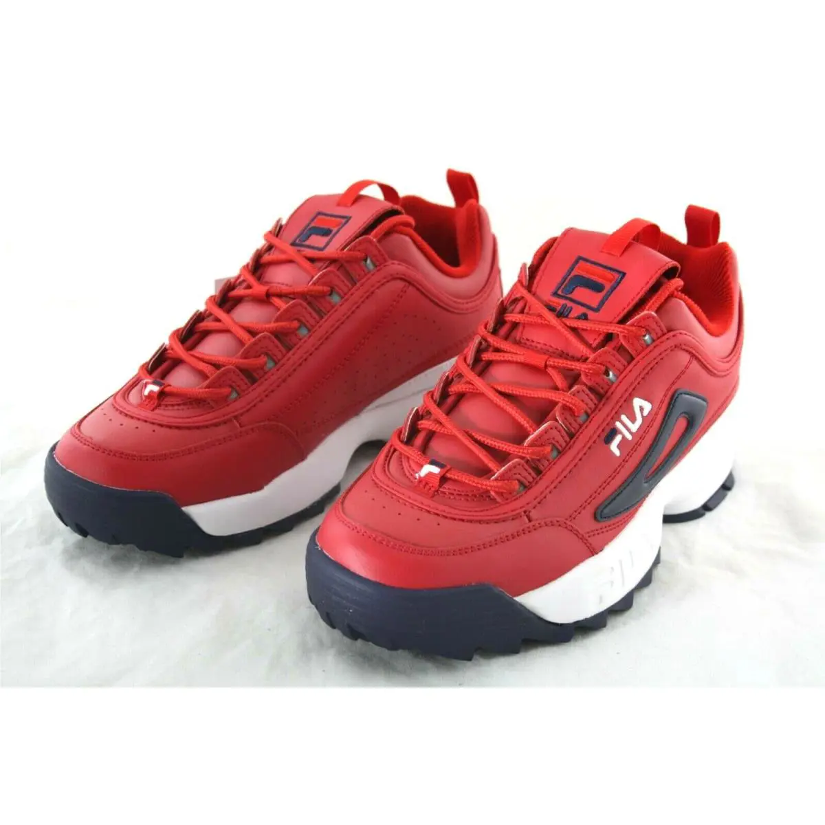 Fila shoes - FILA Disruptor II PREMIUM - Disruptor PREMIUM - 1FM00139616 - RED/WHITE/NAVY 8
