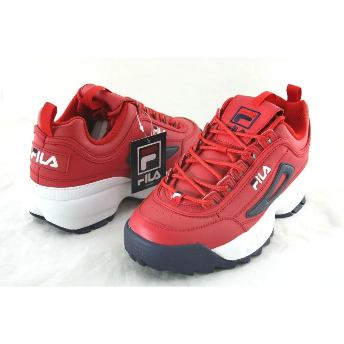 Fila shoes - FILA Disruptor II PREMIUM - Disruptor PREMIUM - 1FM00139616 - RED/WHITE/NAVY 12