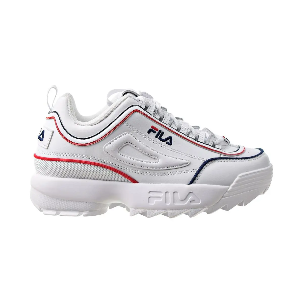 Fila shoes - White-Navy-Red 4