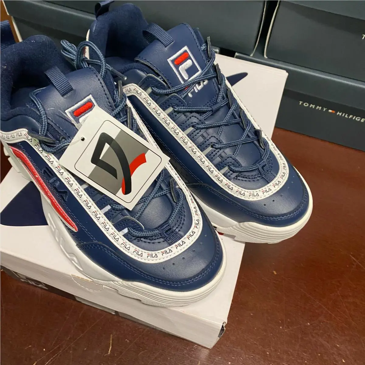 Fila shoes - FILA Disruptor II Premium Repeat - 1FM00400-422 - Navy 1