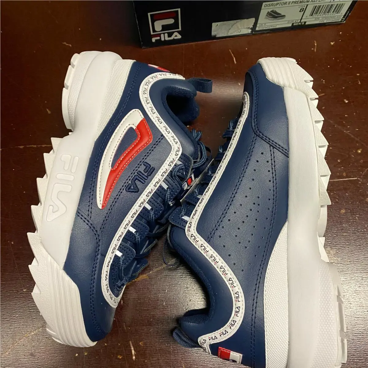 Fila shoes - FILA Disruptor II Premium Repeat - 1FM00400-422 - Navy 2