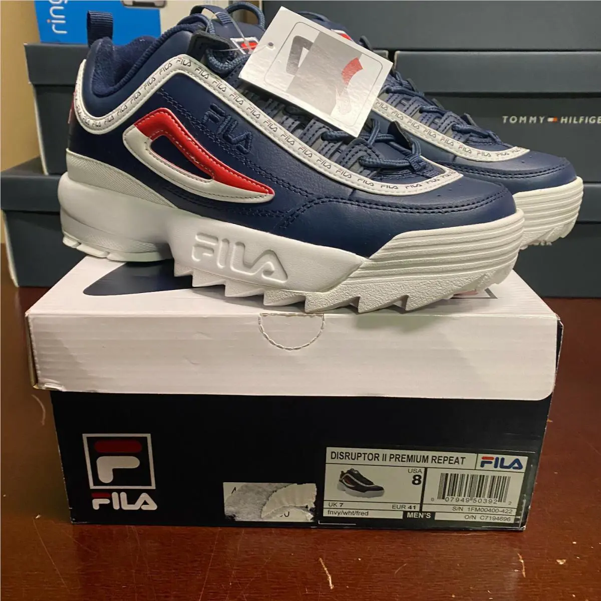 Fila shoes - FILA Disruptor II Premium Repeat - 1FM00400-422 - Navy 4