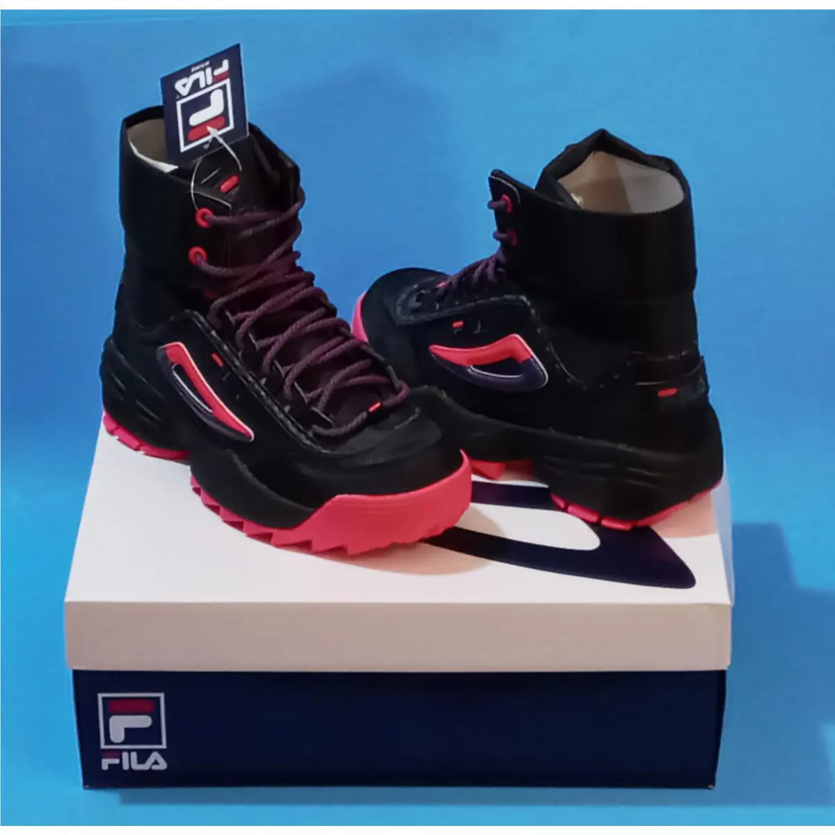 Fila shoes - Fila Disruptor Ballistic - Disruptor Ballistic - Pink, Manufacturer: Red Navy White 4