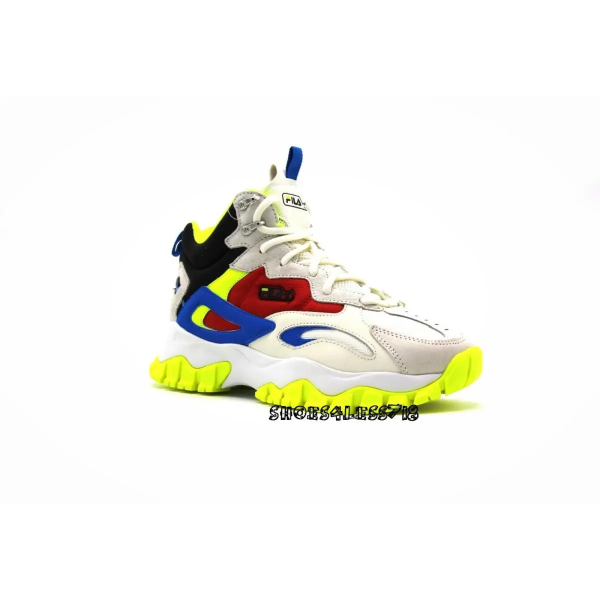 Fila shoes - FILA RAY TRACER TR 2 Mid - Black/Orange or White/Green, Select: White/Green 1
