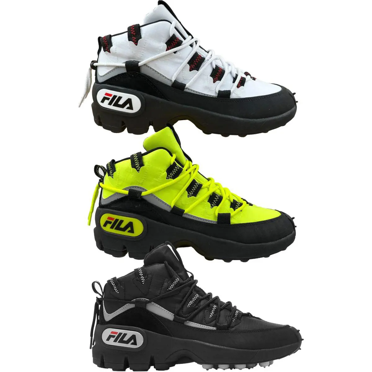 Fila shoes - Grant Hill 1 X Trailpacer - Black/White/Red 11