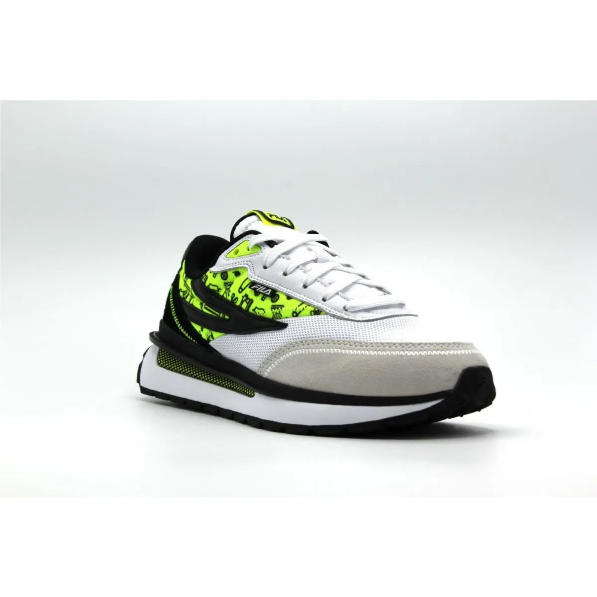Fila shoes - FILA RENNO - RENNO - Black AND LIME GREEN 0