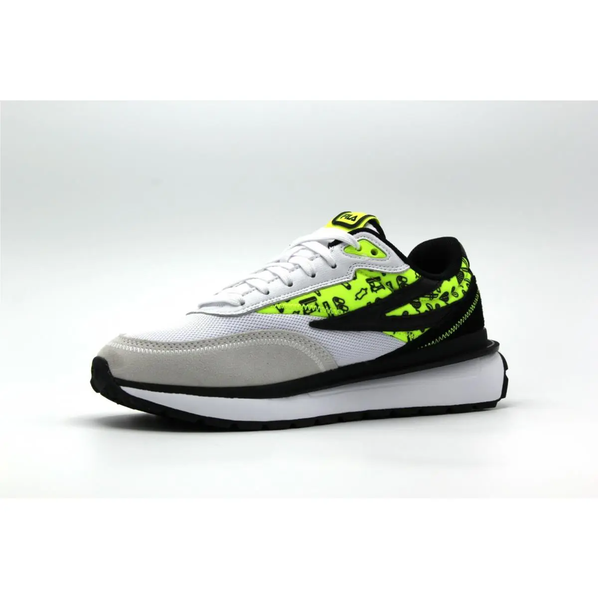 Fila shoes - FILA RENNO - RENNO - Black AND LIME GREEN 2