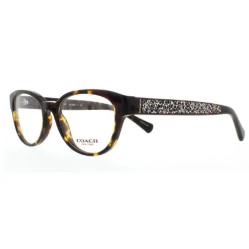 HC6069F 5120 Dark Tortoise Oval Women`s Eyeglasses 53-17-135MM by Coach