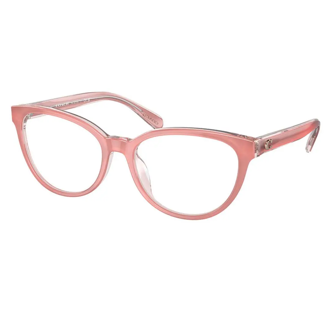 Coach HC6210U 5743 Milky Pink /transparent Women`s Eyeglasses 53-17-140MM