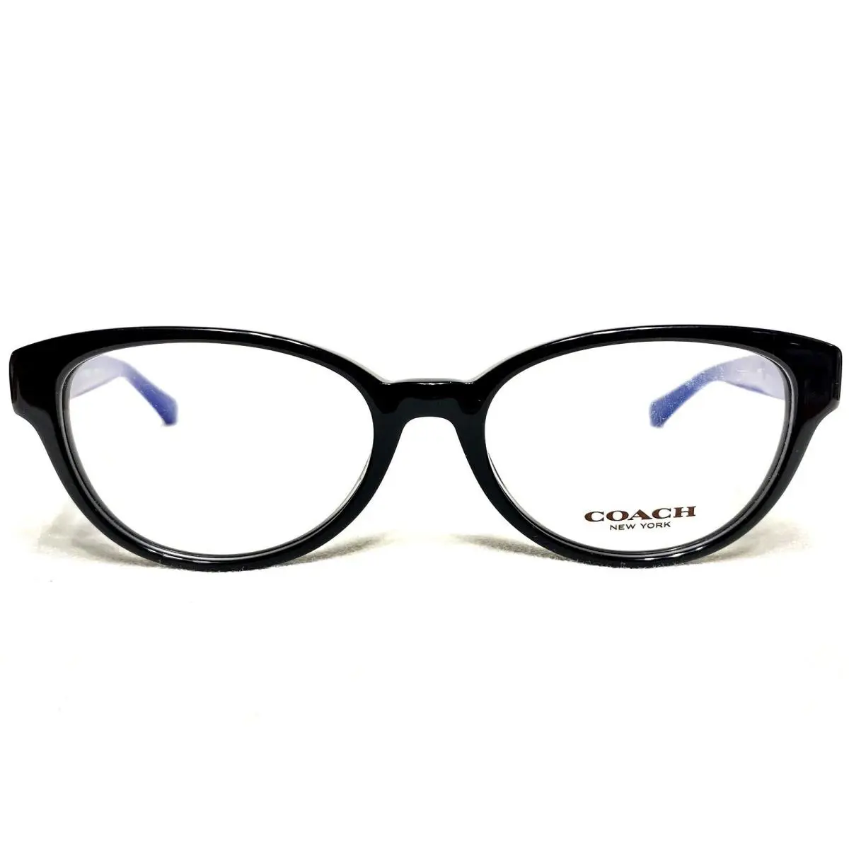 Coach HC6069 5282 Womens Black/blue Oval Modern Eyeglasses Frames 51/17 135