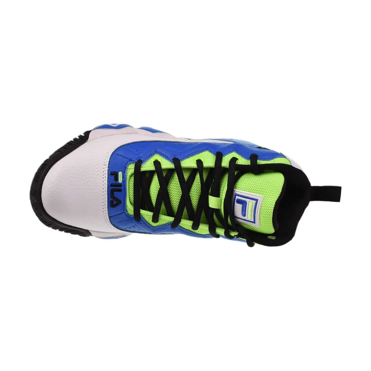 Fila shoes - White-Electric Blue-Green Gecko 3