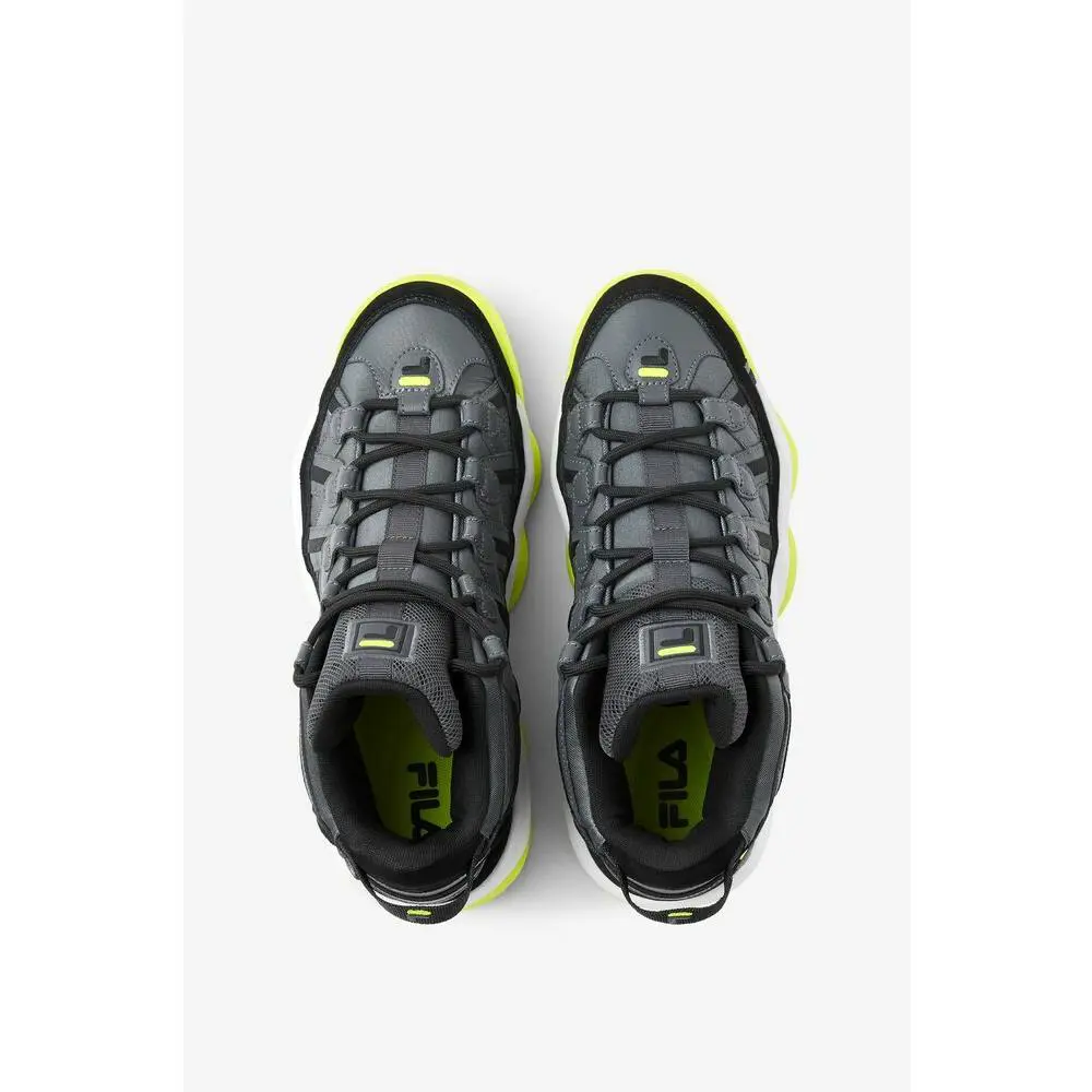 Fila shoes - FILA Spaghetti - Spaghetti - Black Grey Lime Green 4