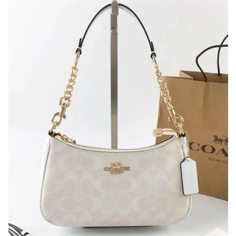 Coach Teri Shoulder Bag In Signature Canvas CA548