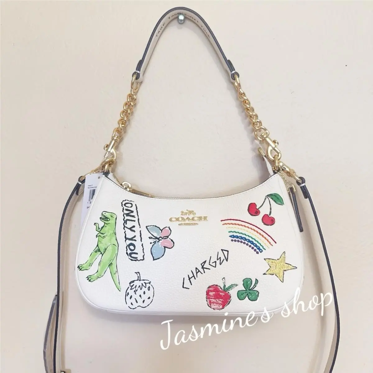 Coach Teri Shoulder Bag with Sketch Print CAK17