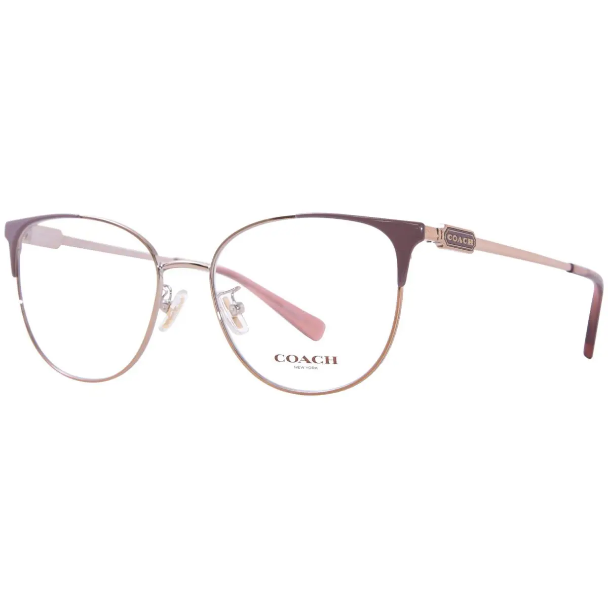 Coach HC5148 9419 Eyeglasses Women`s Rose Gold/light Eggplant Full Rim 54mm
