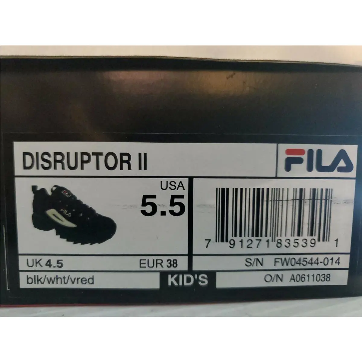 Fila shoes - FILA Disruptor II - Disruptor - Black 6