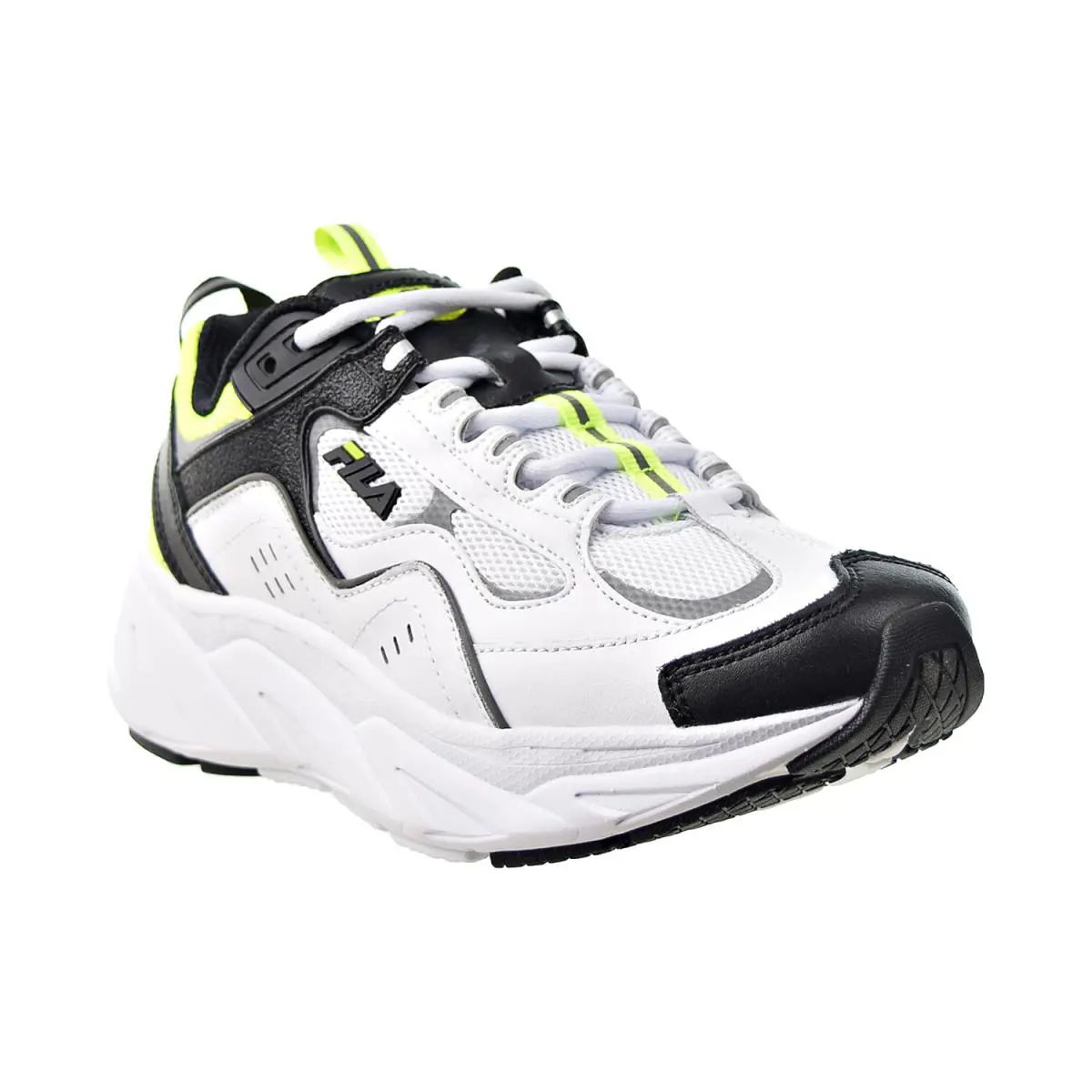 Fila shoes - White-Black-Safety Yellow 0