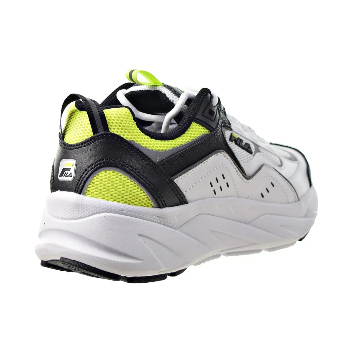 Fila shoes - White-Black-Safety Yellow 1