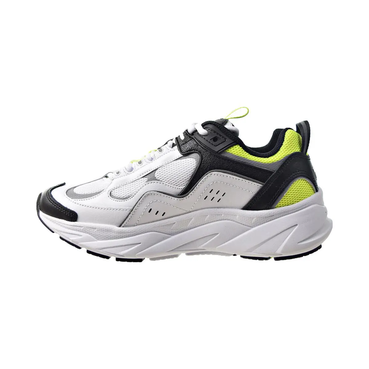 Fila shoes - White-Black-Safety Yellow 2