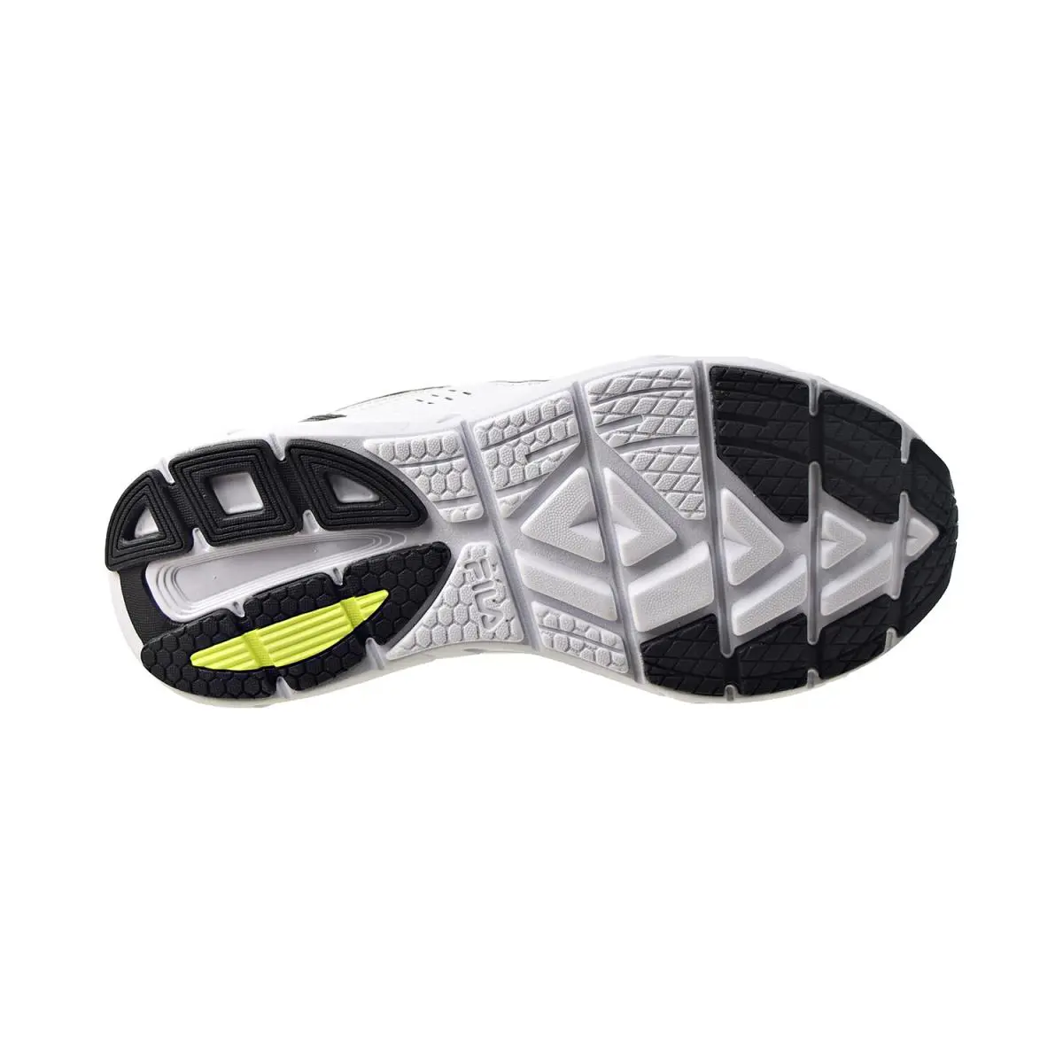 Fila shoes - White-Black-Safety Yellow 4