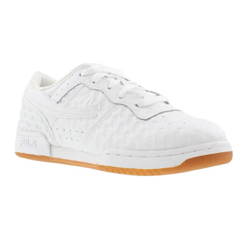 Men`s Fila F13 Classic Fitness Small Logo White Low Top Sneakers