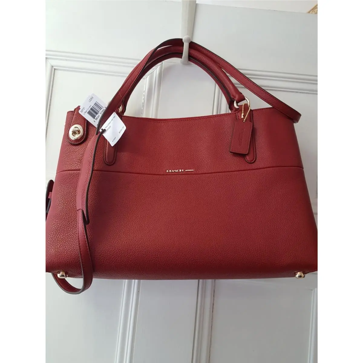 Coach Handbag Purse Tote . Color: Red Currant