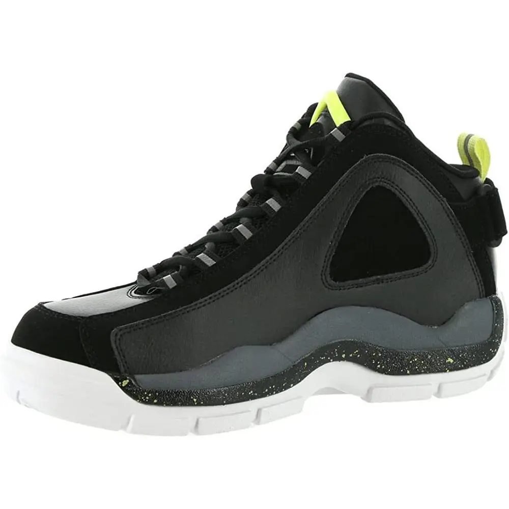 Fila shoes - Fila Grant Hill 2 - Grant Hill - 898013 - Black/Sunny Lime/Castlerock, Manufacturer: Black/White/Wolf Grey 0