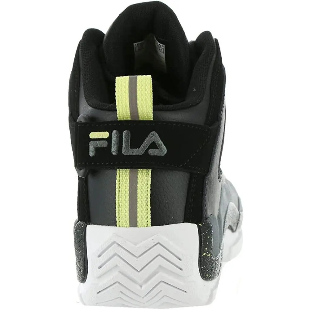 Fila shoes - Fila Grant Hill 2 - Grant Hill - 898013 - Black/Sunny Lime/Castlerock, Manufacturer: Black/White/Wolf Grey 3