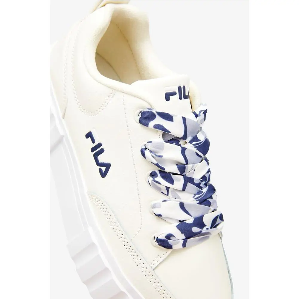 Fila shoes - SANDBLAST LOW SATIN LACE - SANDBLAST LOW SATIN LACE - Sneakers - Whisper White / Navy / White -150 12