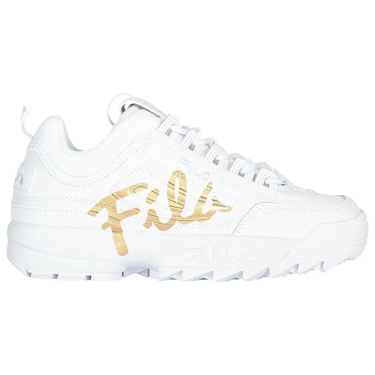 5FM00403-141 Womens Fila Disruptor II Script - White