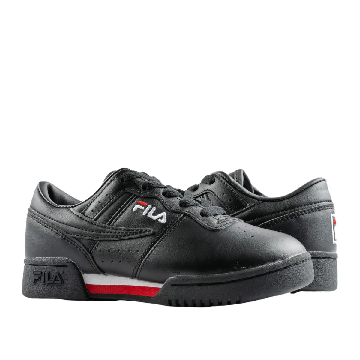 Fila Fitness Black/white/red Little/big Kids Shoes 3VF80105-970